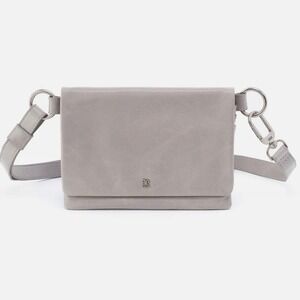 HOBO Winn Belt and Crossbody Bag, Light Gray,